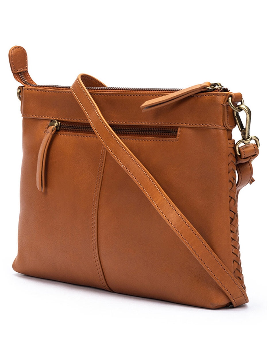 Bolsa bandolera Baleares de piel para mujer 3