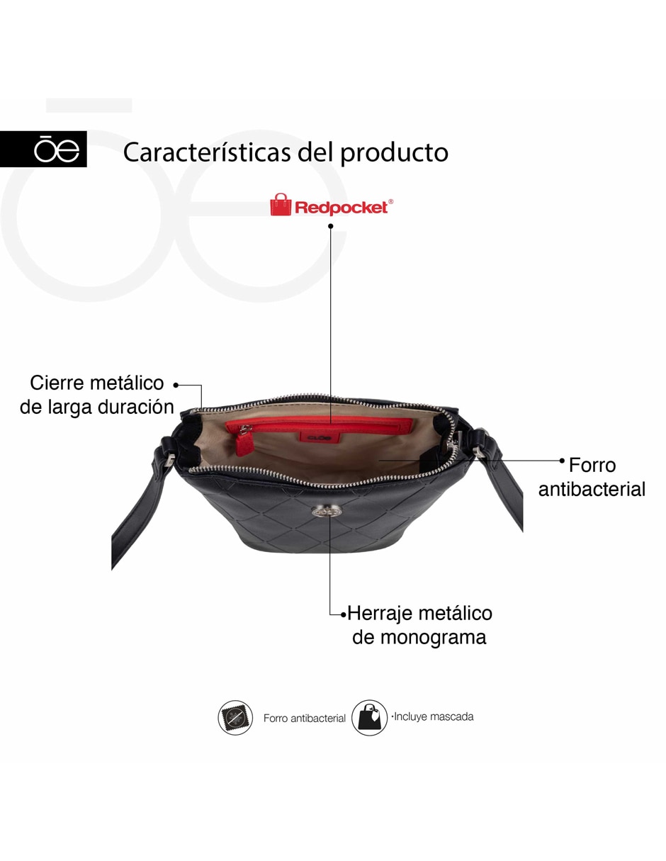 Bolsa crossbody Ninsali para mujer 8