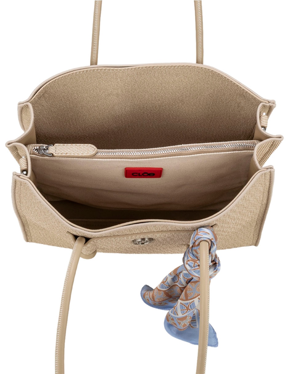 SATCHEL CLOE, BEIGE
