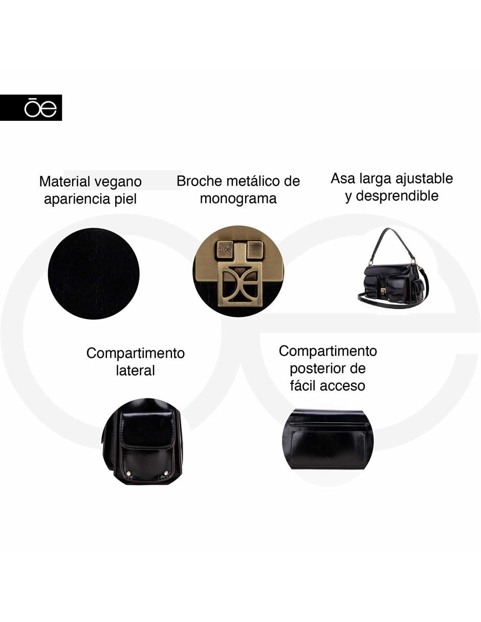 Bolsa shoulder Azhani para mujer 9