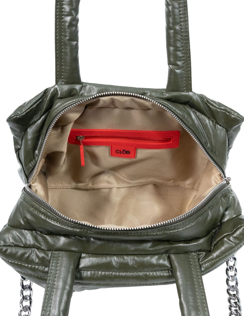 TOTE CLOE, VERDE OLIVO