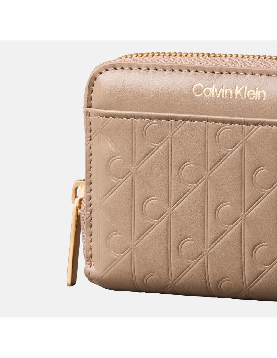 CARTERA CK CARTERA 4F, BEIGE, UNITALLA