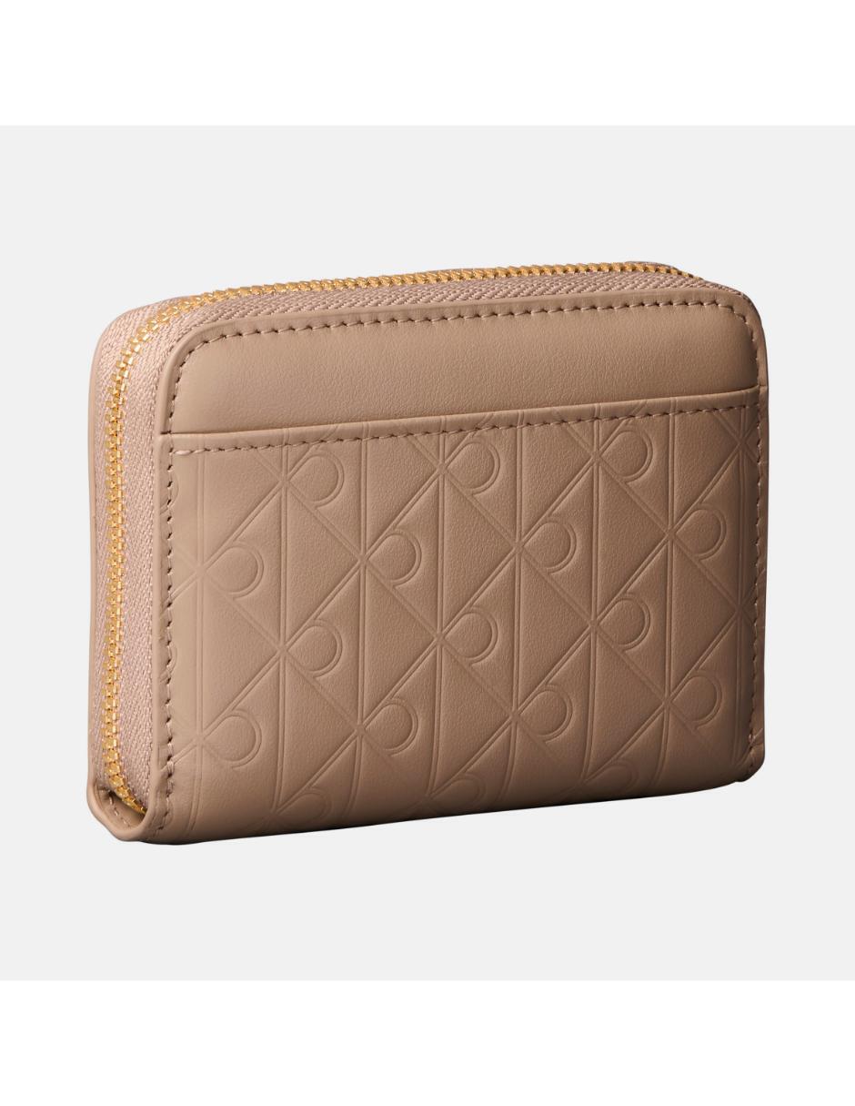CARTERA CK CARTERA 4F, BEIGE, UNITALLA