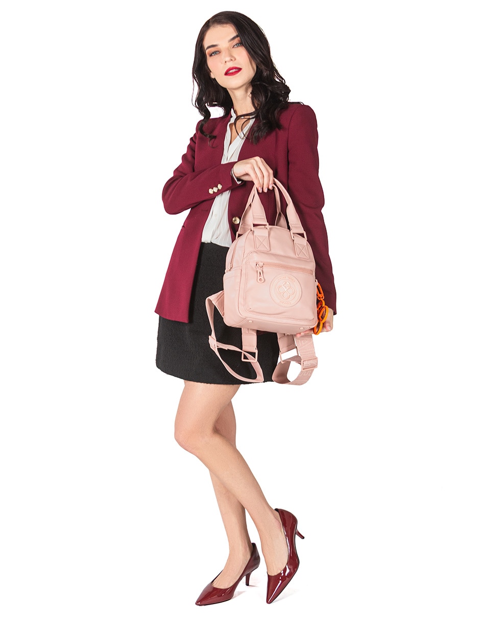 MOCHILA JAIME IBIZA BACKP, ROSA CENIZO