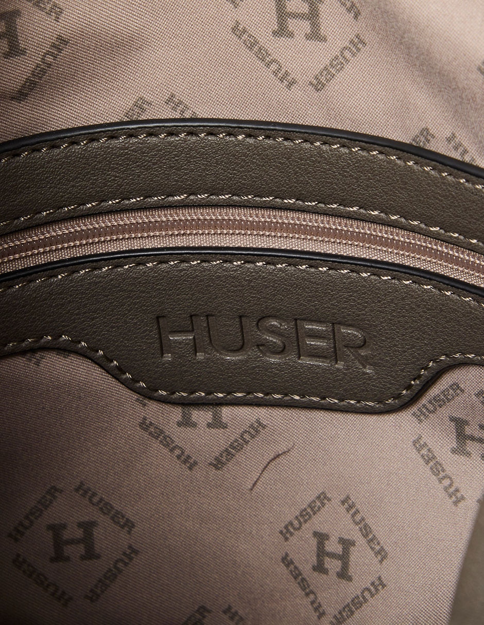 Bolsa satchel Huser Basics para mujer