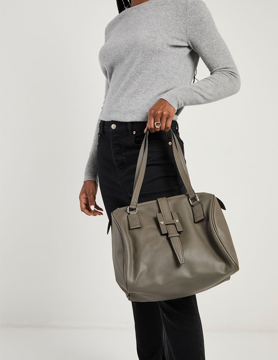 Bolsa satchel Huser Basics para mujer