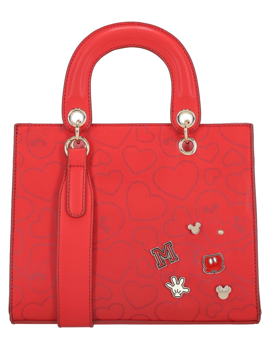 Bolsa satchel True Love Mickey & Minnie para mujer