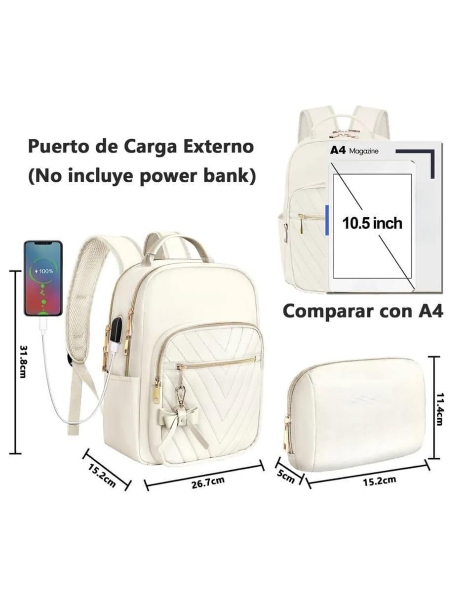 Mochila antirrobo impermeable para mujer 6