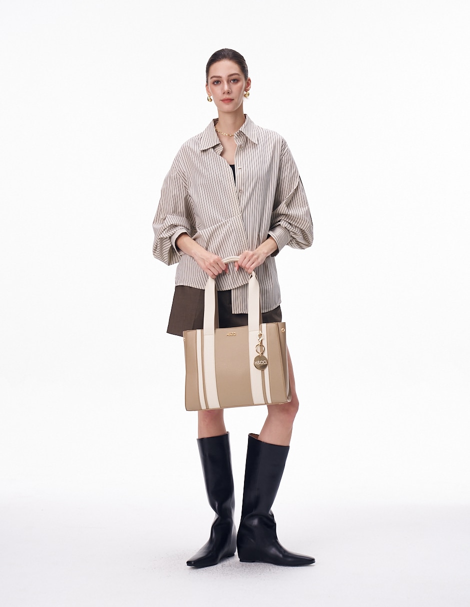SATCHEL H&CO, TAUPE