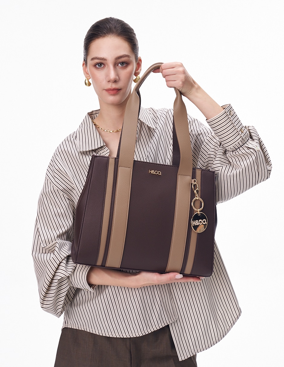 Bolsa satchel Aura para mujer 5