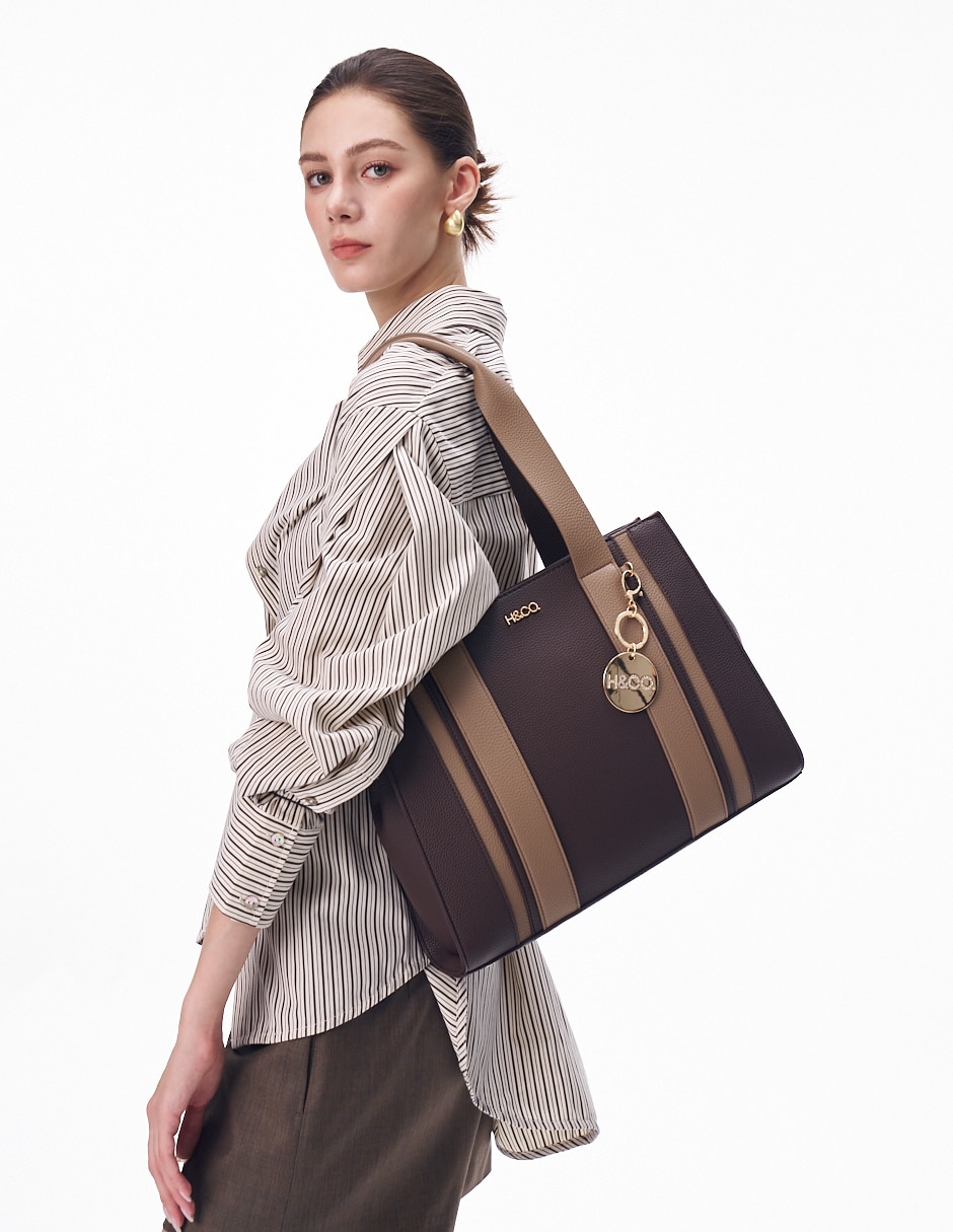 Bolsa satchel Aura para mujer 6