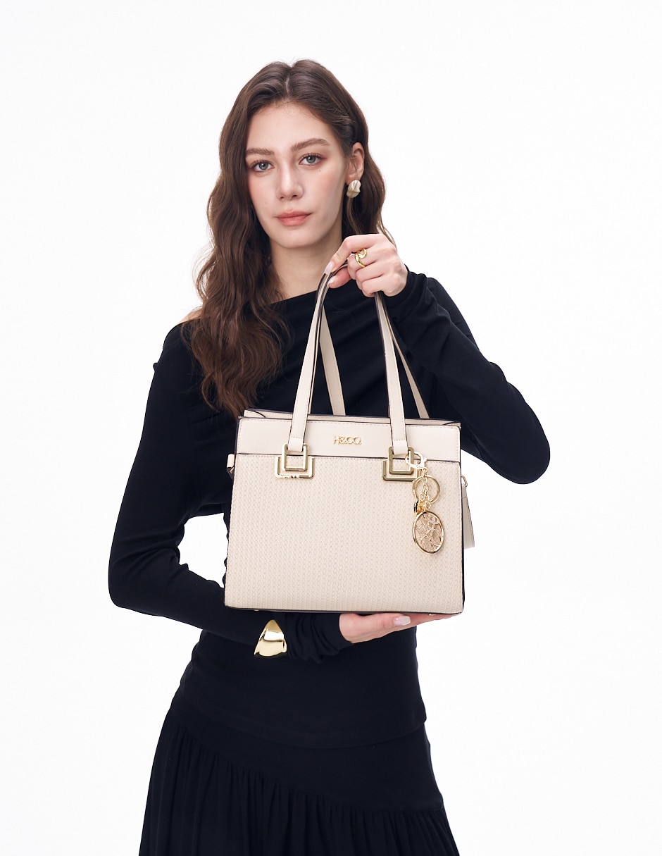 SATCHEL H&CO, BEIGE