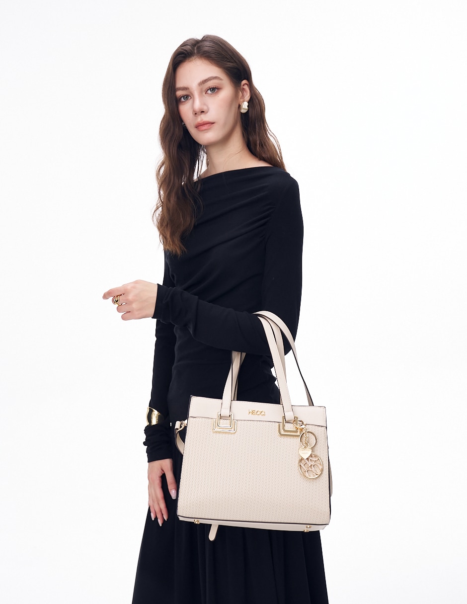 SATCHEL H&CO, BEIGE