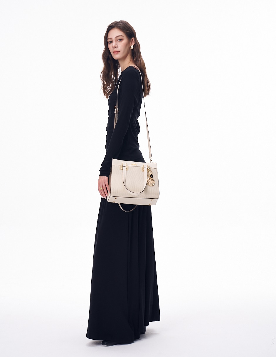SATCHEL H&CO, BEIGE