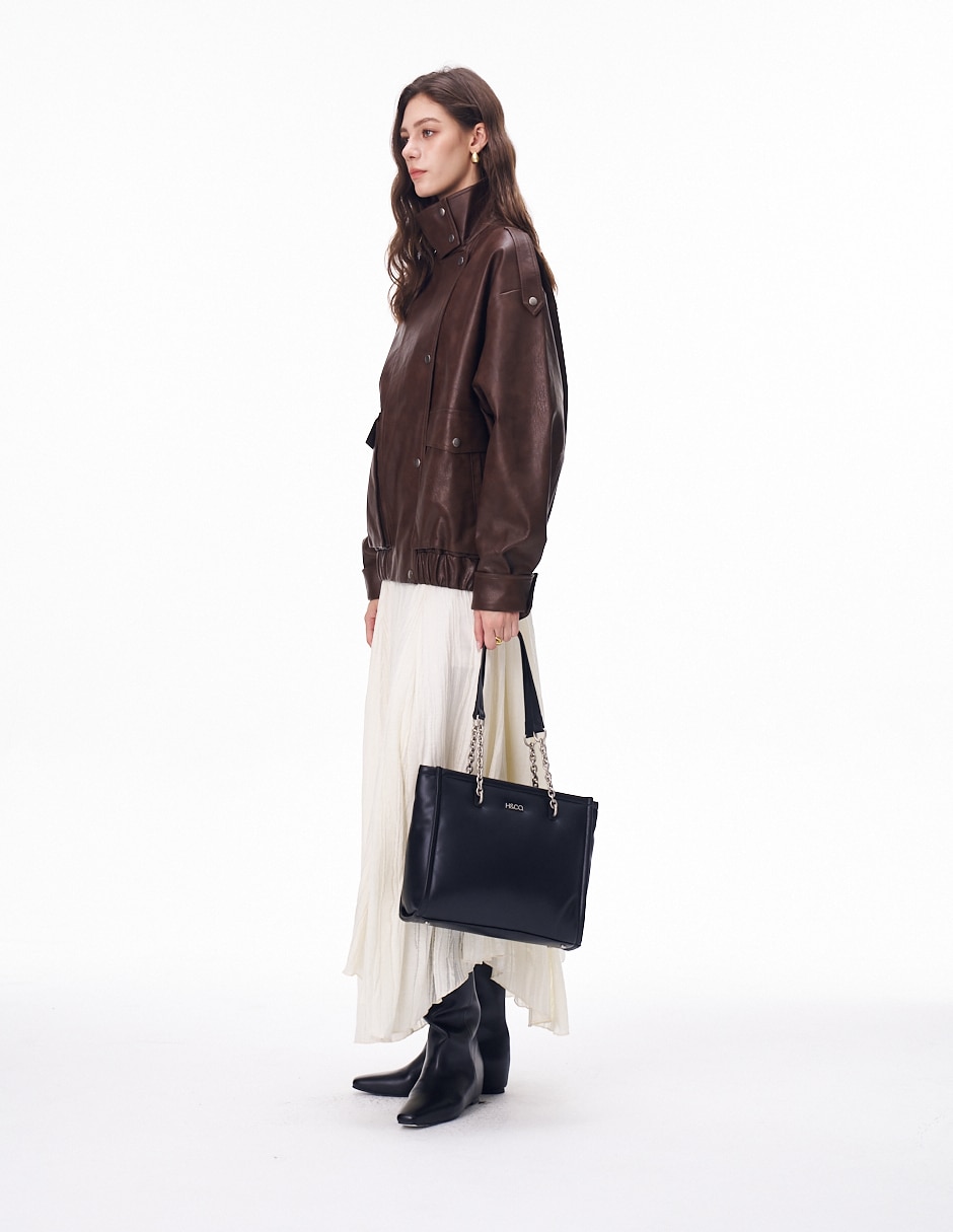 Bolsa satchel Alessa para mujer 6