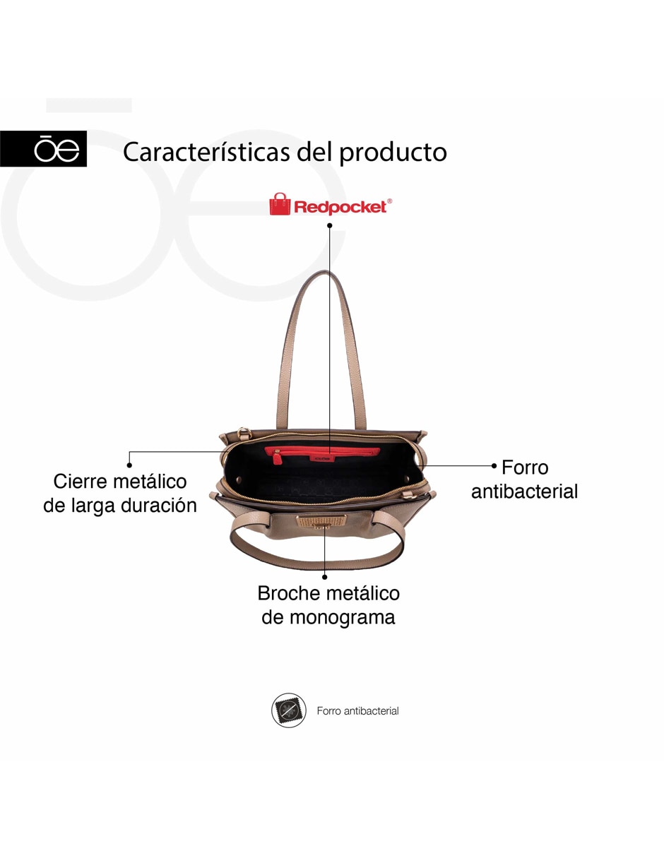 Bolsa satchel Igaldi para mujer 9