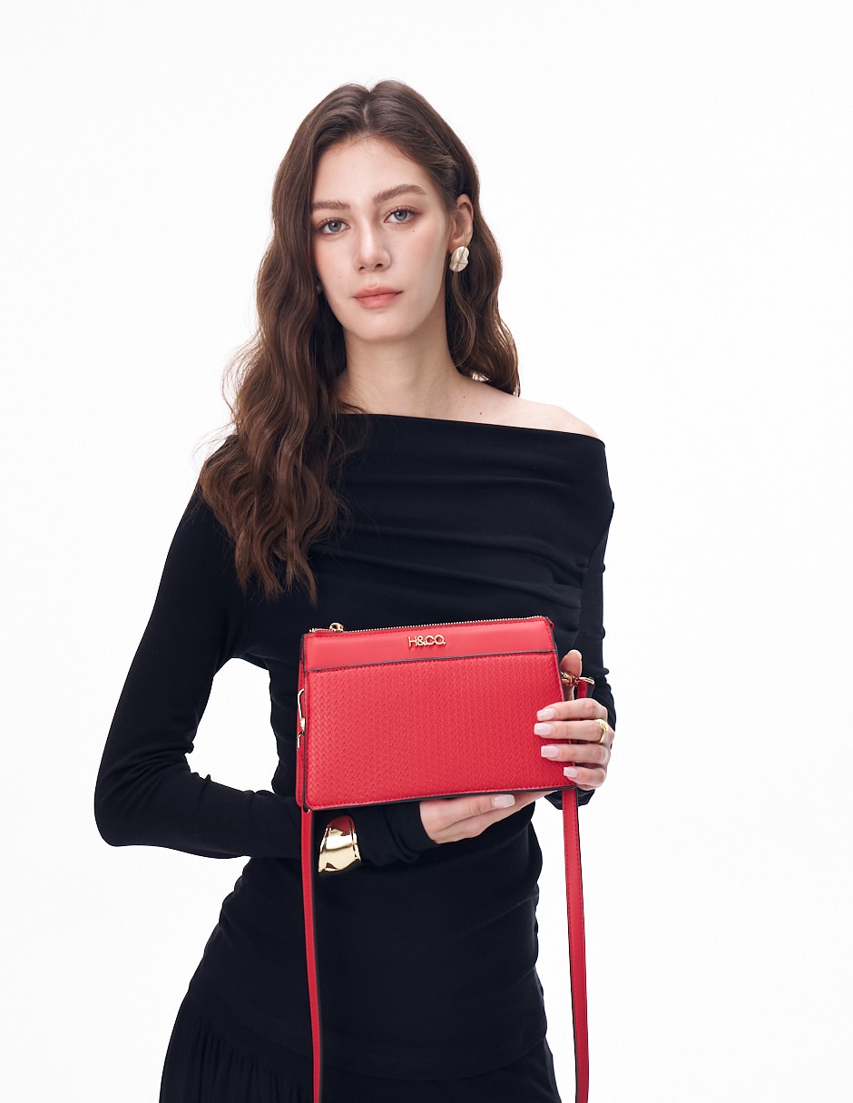 CROSSBODY H&CO, ROJO