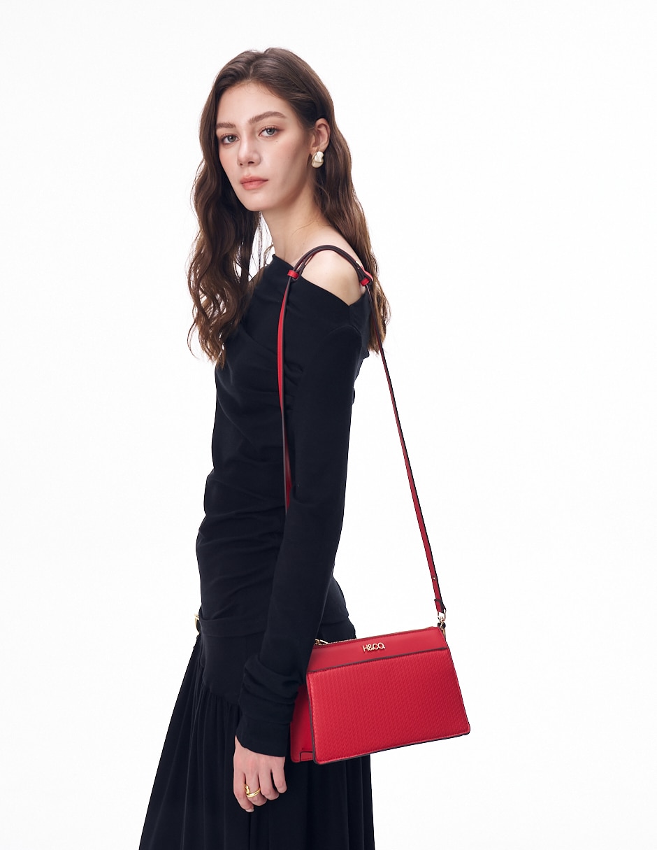CROSSBODY H&CO, ROJO