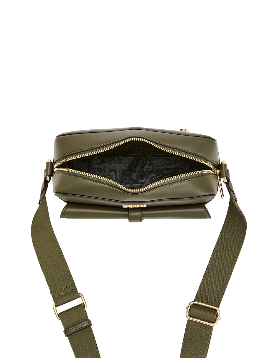 CROSSBODY H&CO, VERDE OLIVO