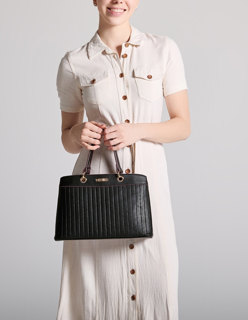 Bolsa satchel Maat para mujer 5