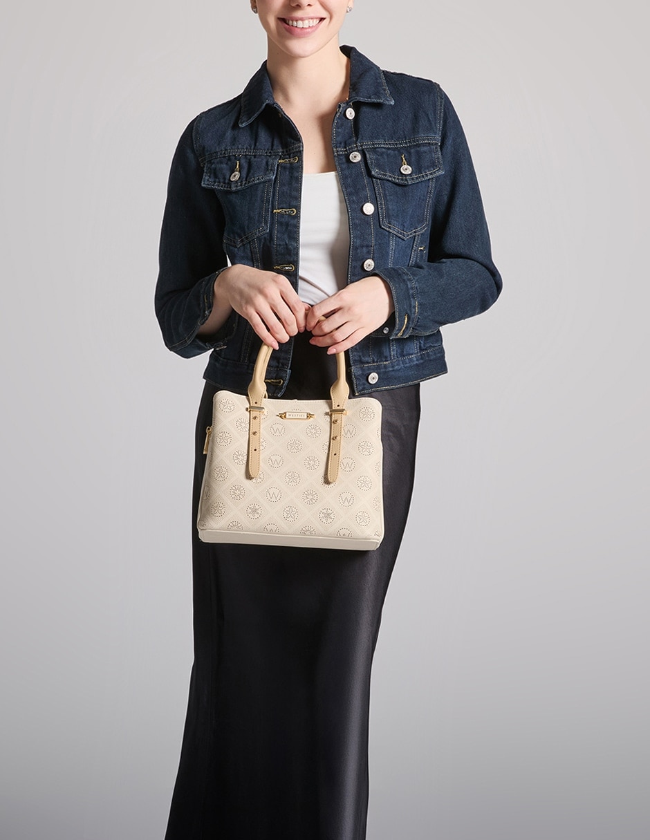 SATCHEL WESTIES, BEIGE