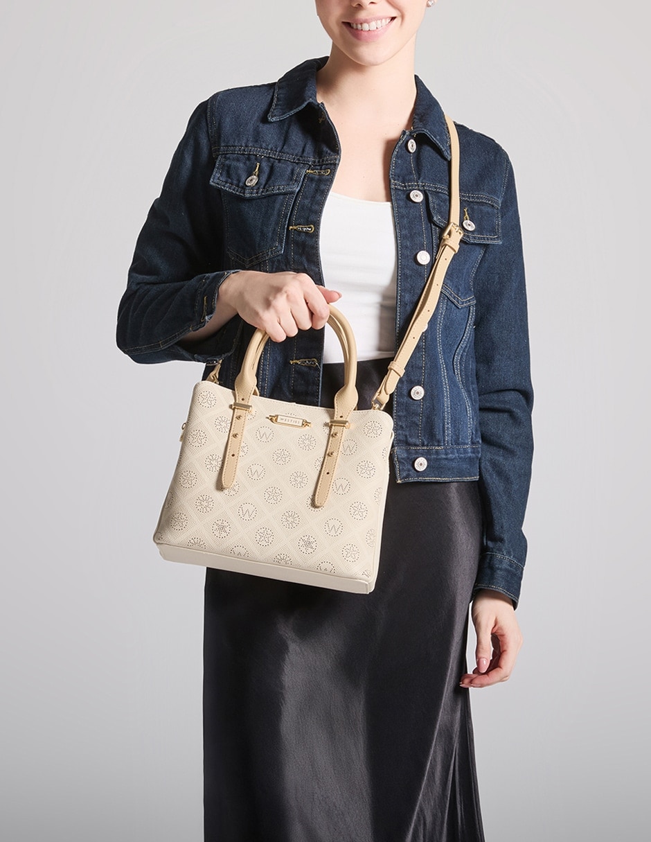 SATCHEL WESTIES, BEIGE