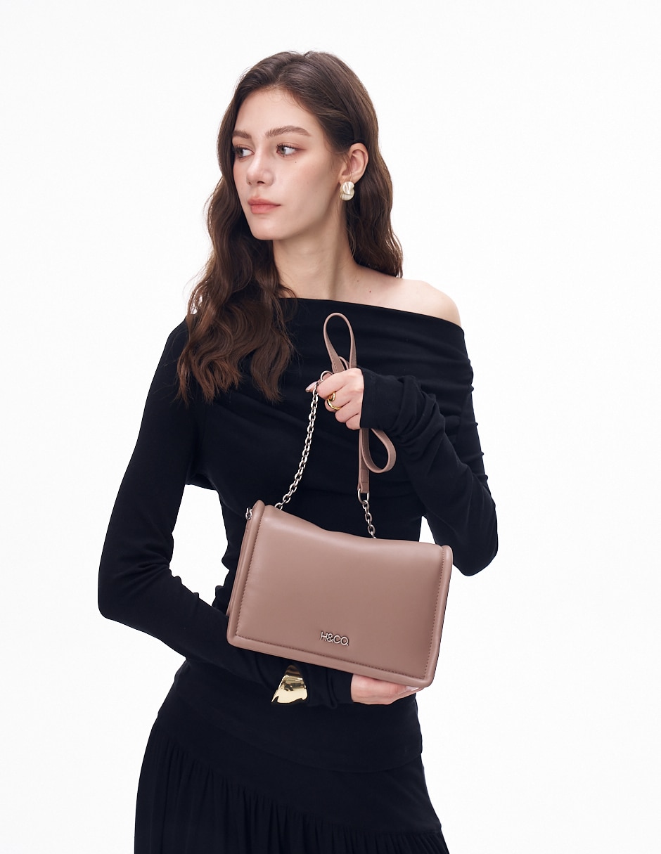 Bolsa flap Alessa para mujer 6
