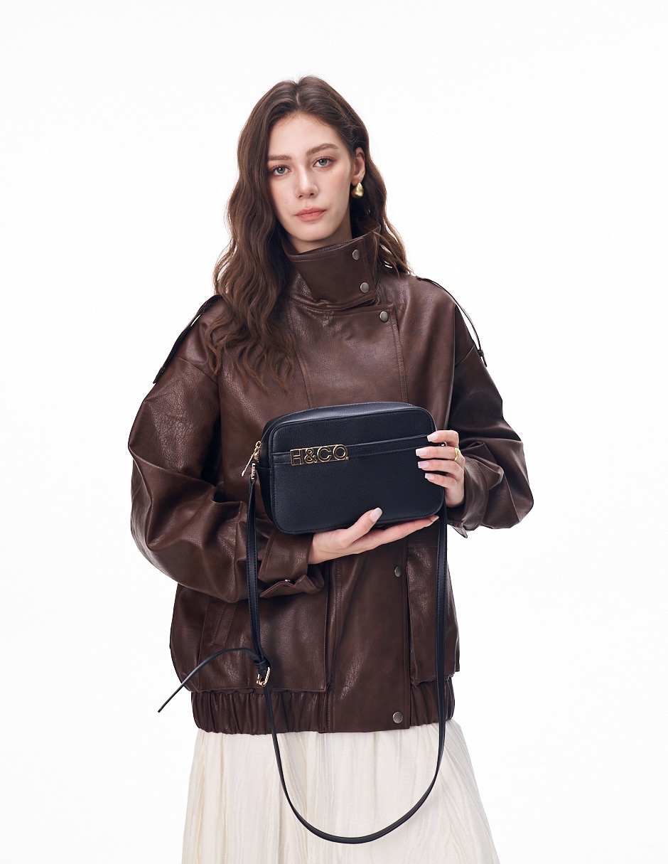 CROSSBODY H&CO, NEGRO