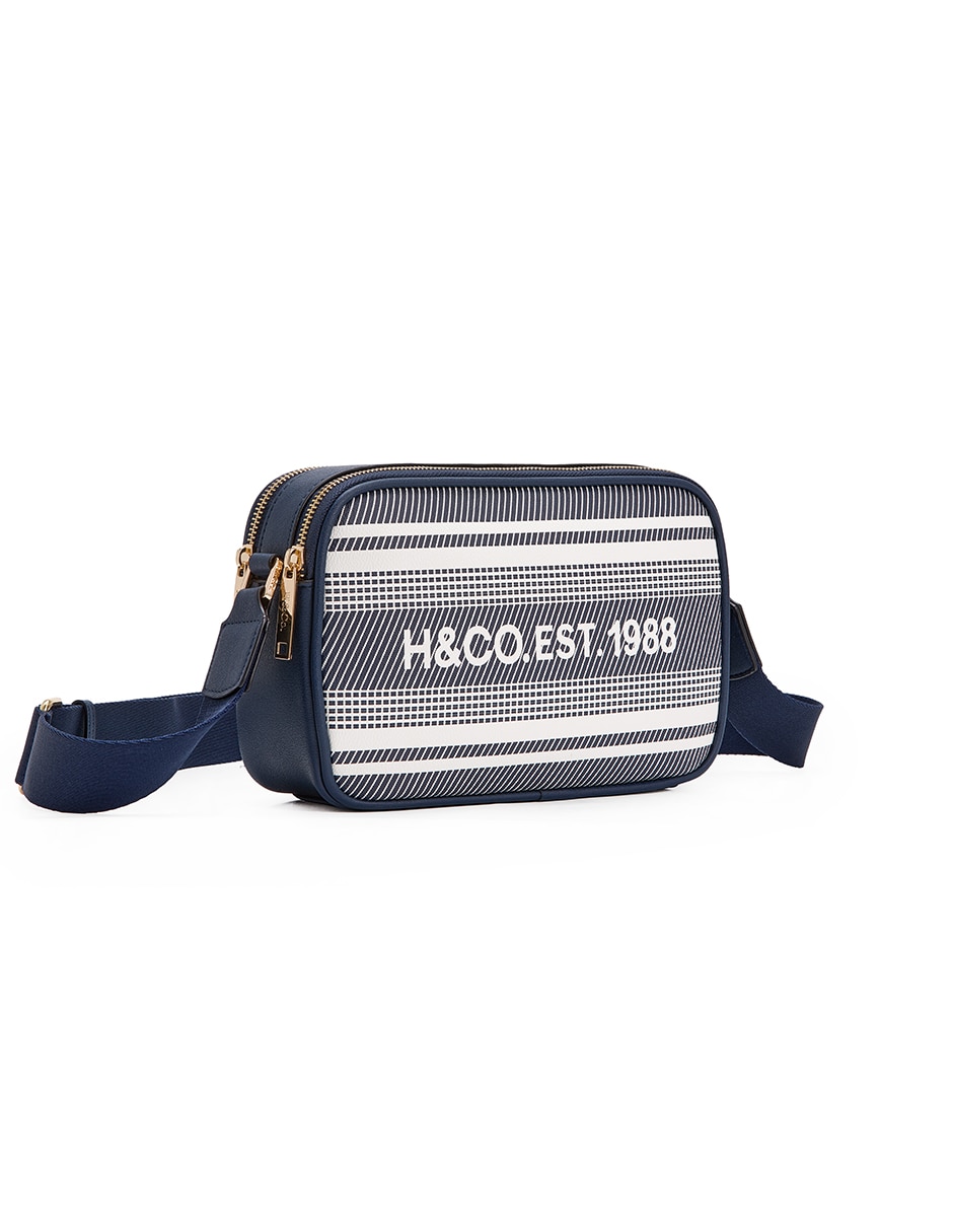 CROSSBODY H&CO, AZUL MARINO