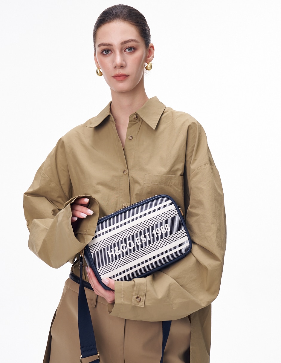 CROSSBODY H&CO, AZUL MARINO