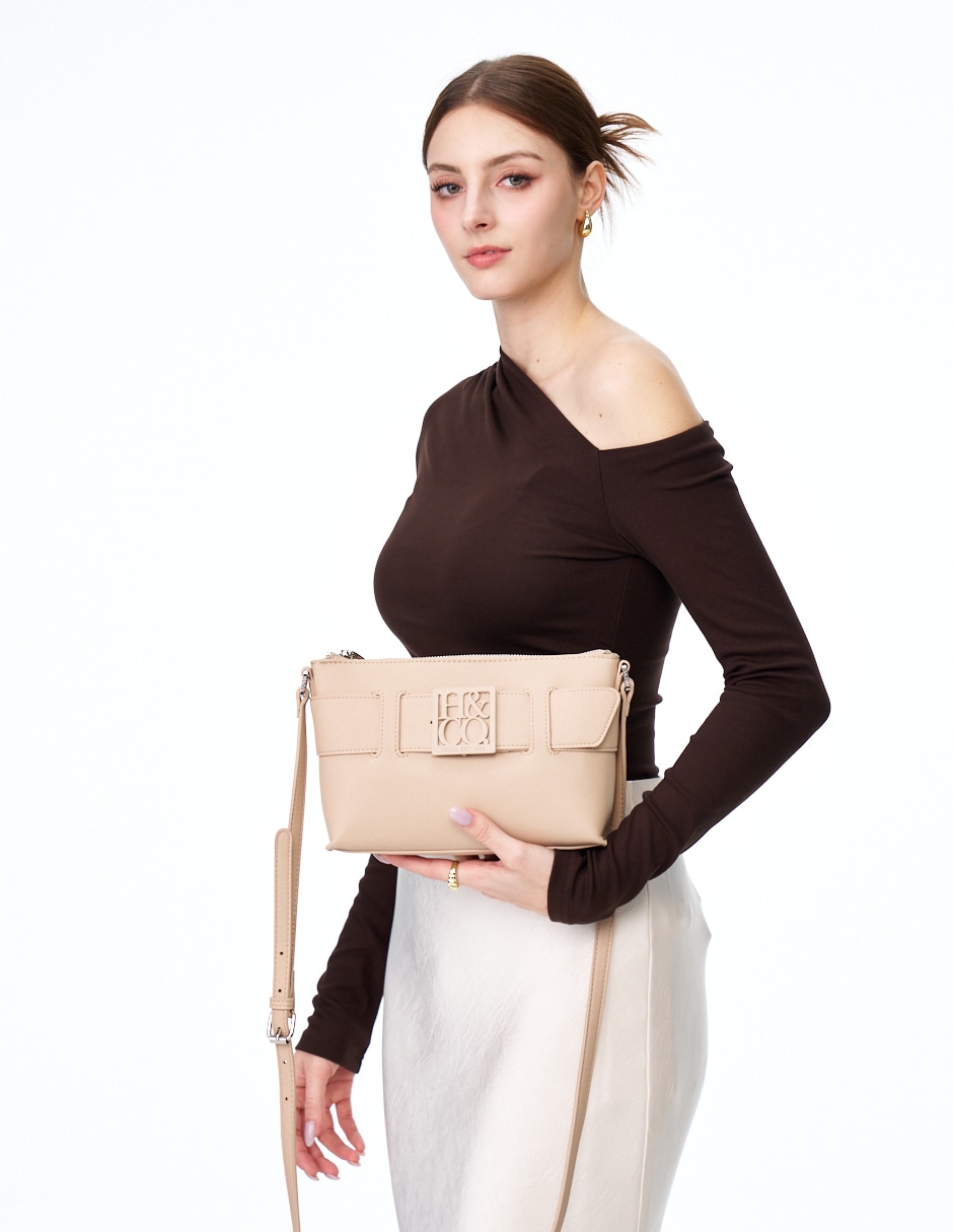 CROSSBODY H&CO, BEIGE
