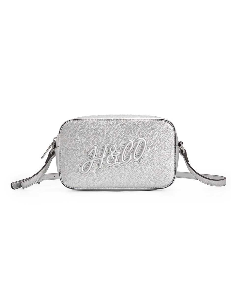 CROSSBODY H&CO, PLATEADO