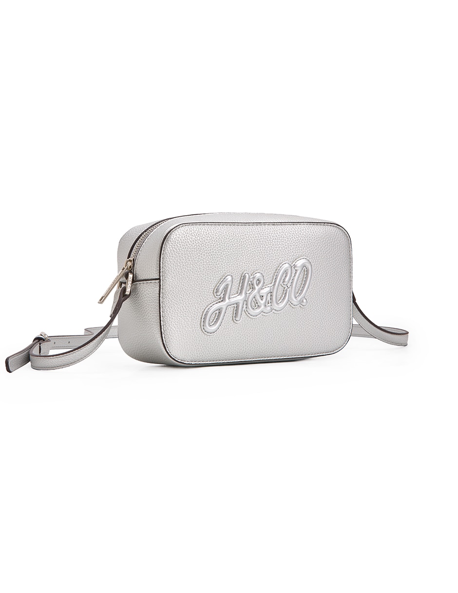 CROSSBODY H&CO, PLATEADO