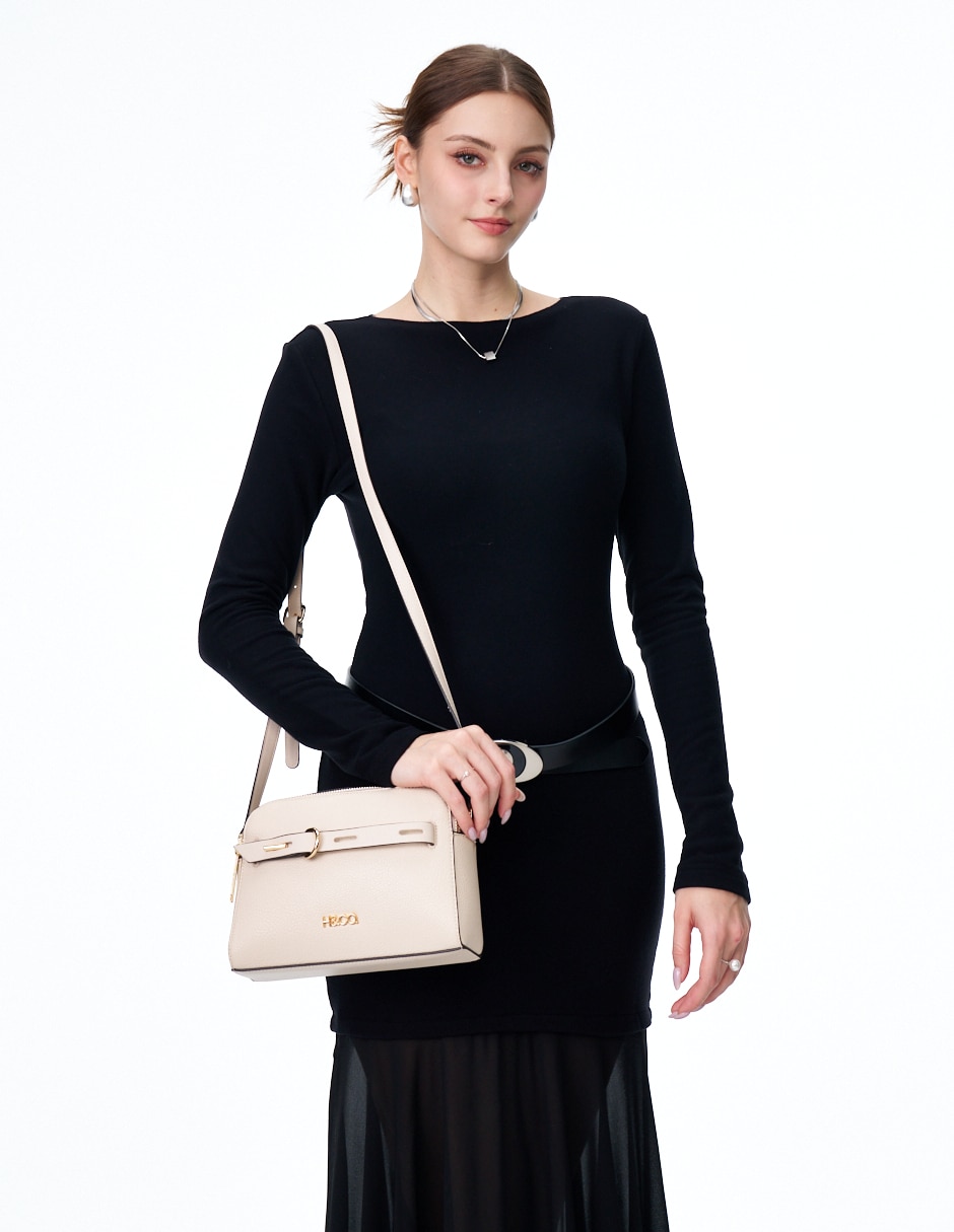 CROSSBODY H&CO, BLANCO