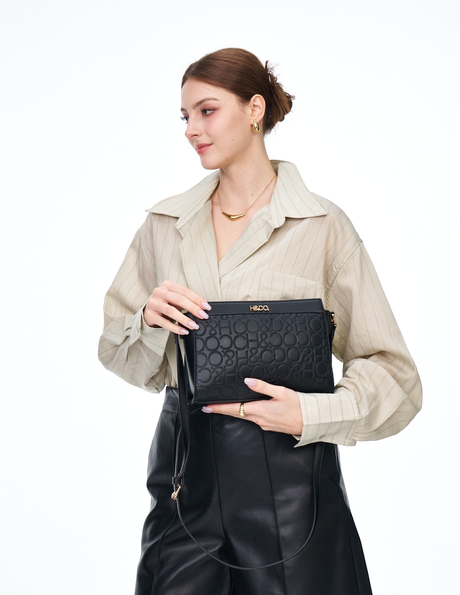 CROSSBODY H&CO, NEGRO