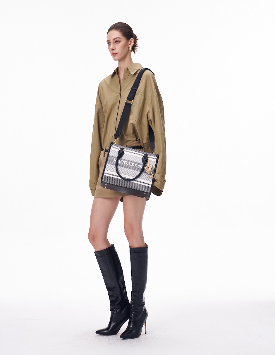 Bolsa satchel Liya para mujer 6