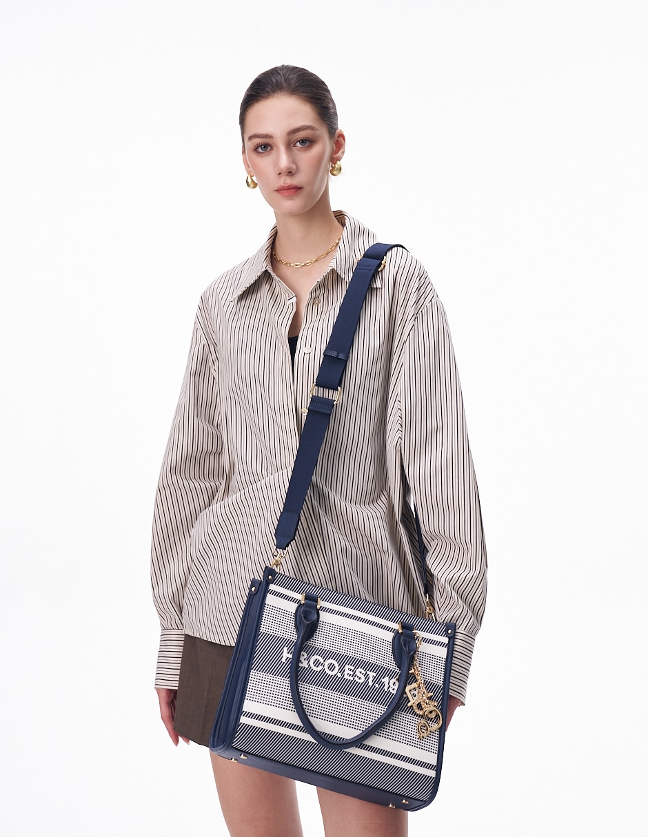 Bolsa satchel Liya para mujer 7