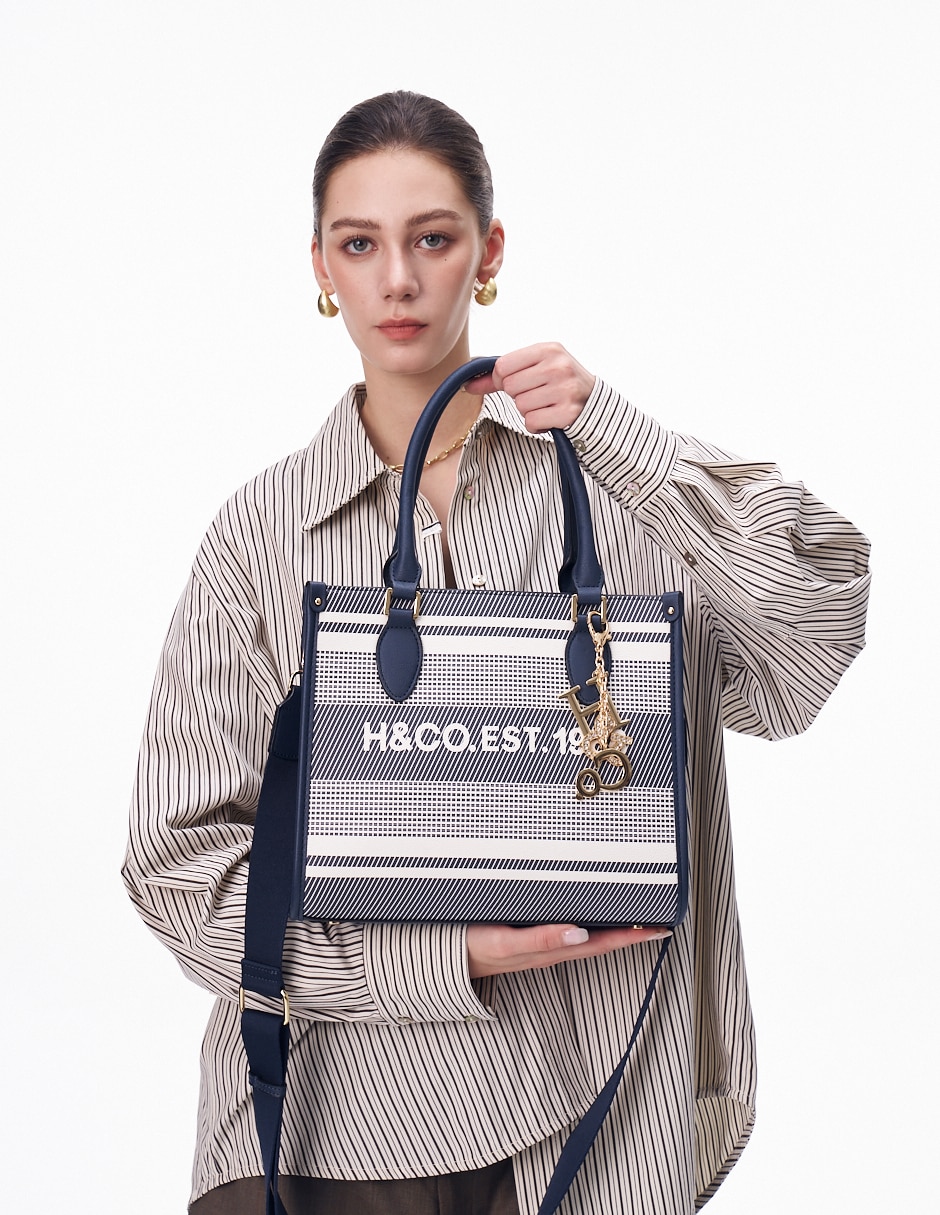 Bolsa satchel Liya para mujer 8
