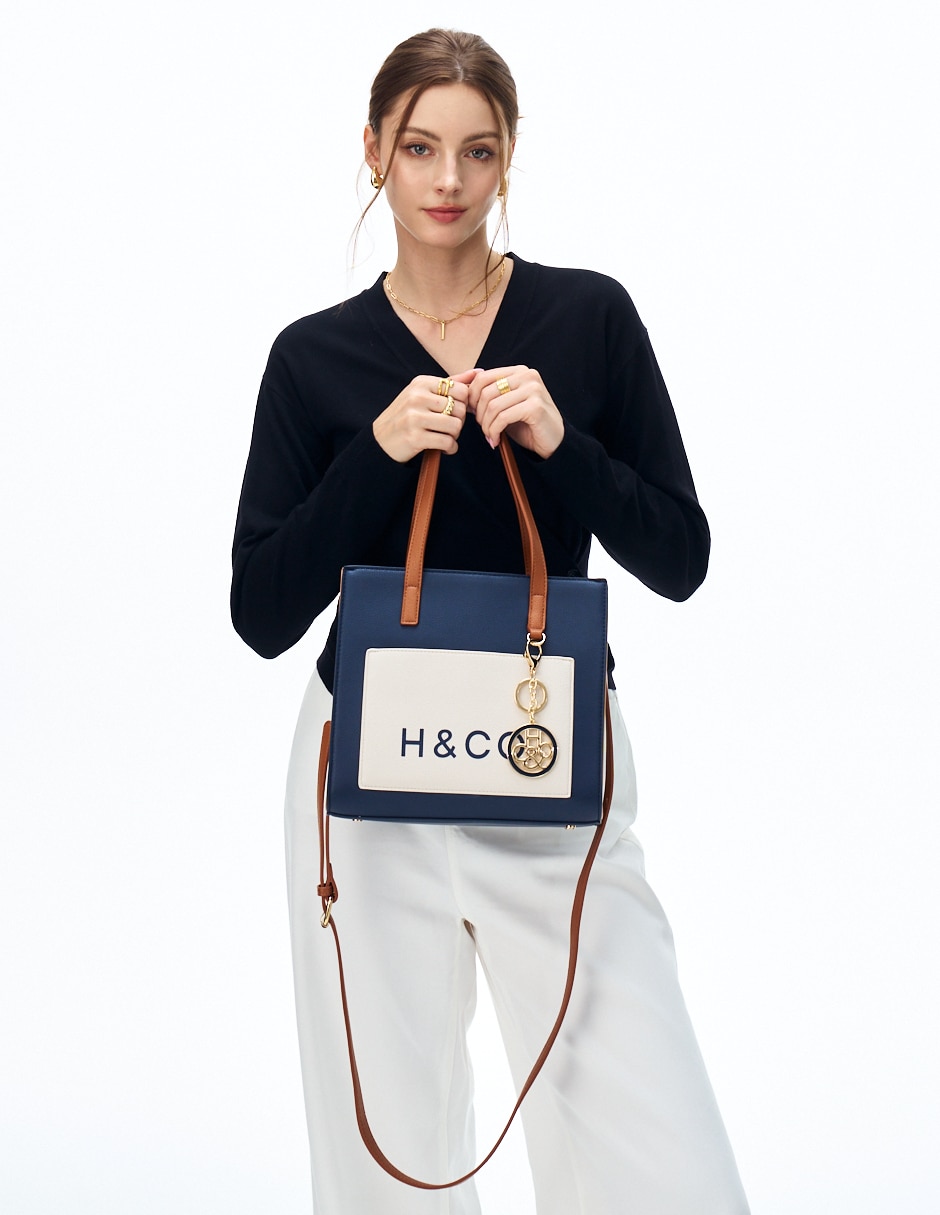 SATCHEL H&CO, AZUL MARINO