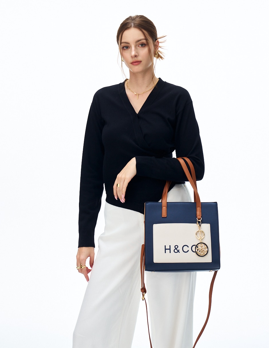 SATCHEL H&CO, AZUL MARINO