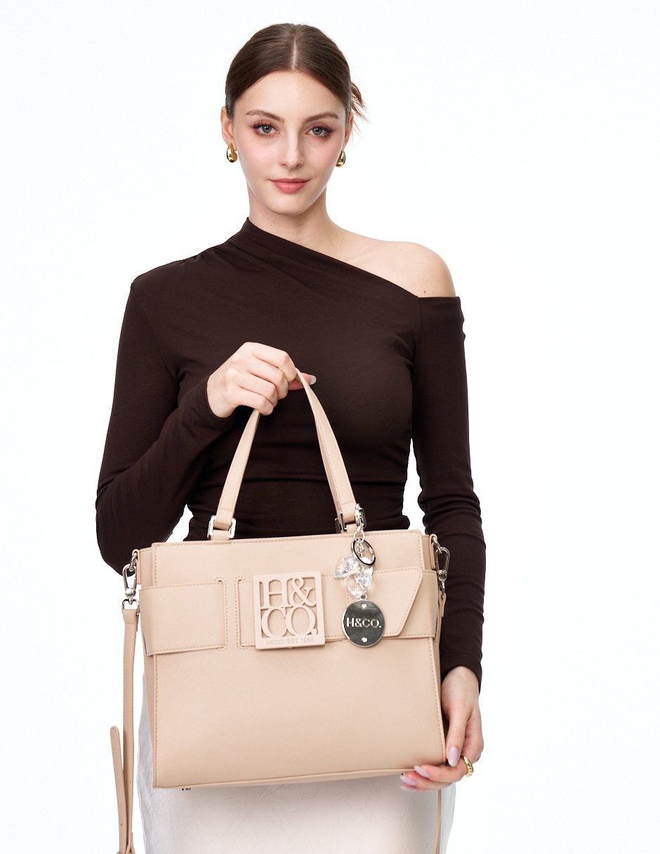 SATCHEL H&CO, BEIGE