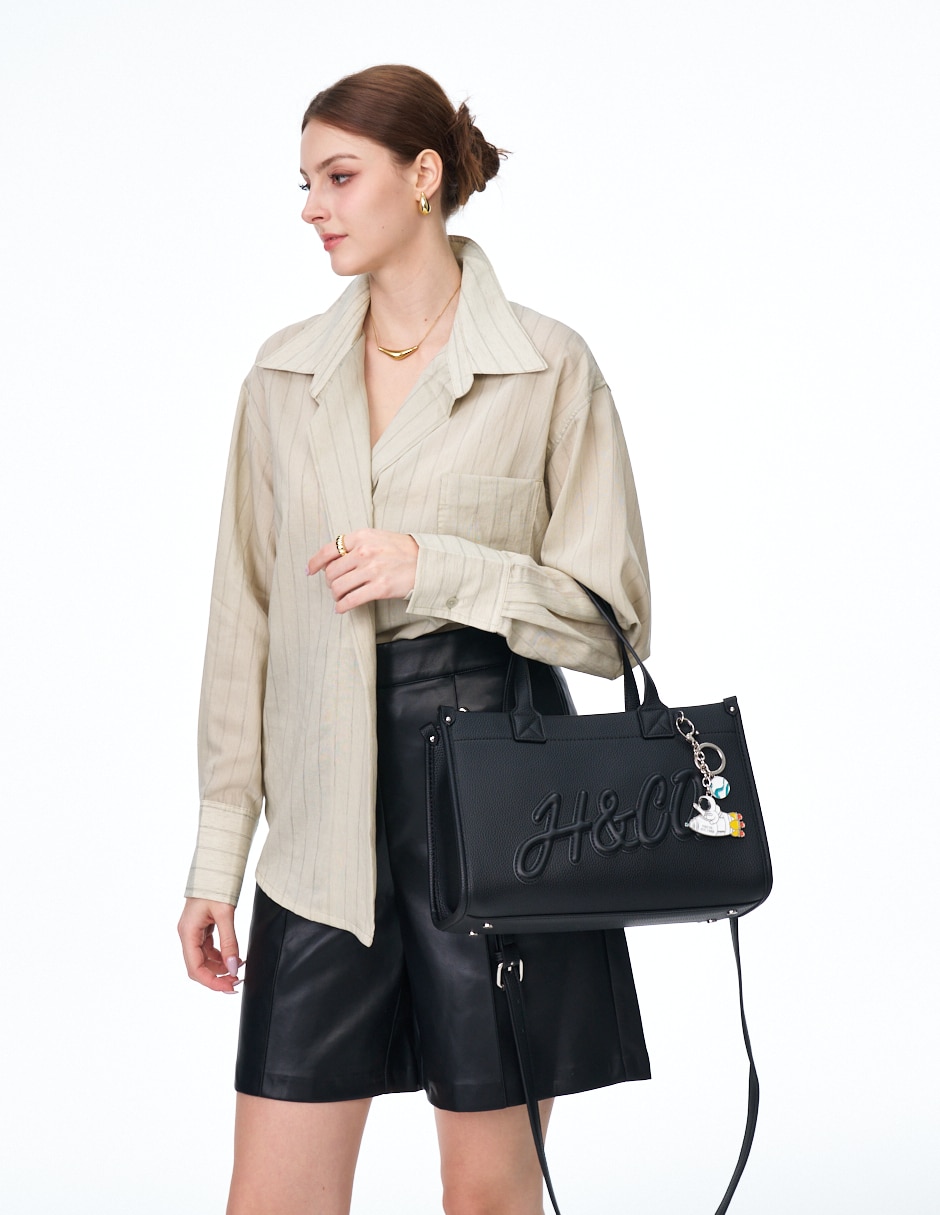 Bolsa satchel Andrea para mujer 6
