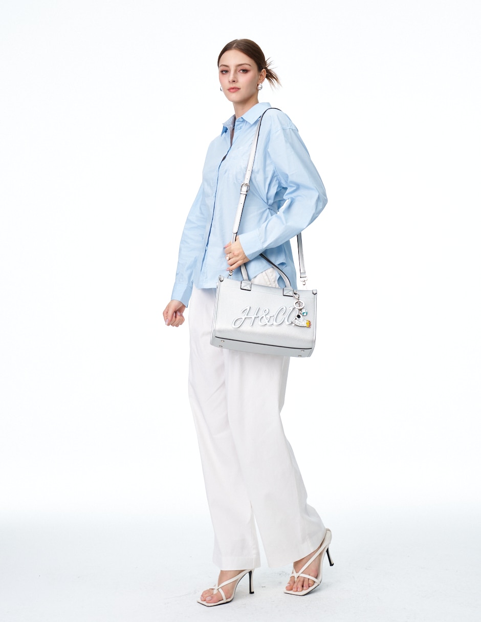 SATCHEL H&CO, PLATEADO