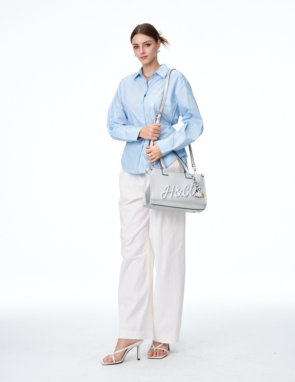 SATCHEL H&CO, PLATEADO