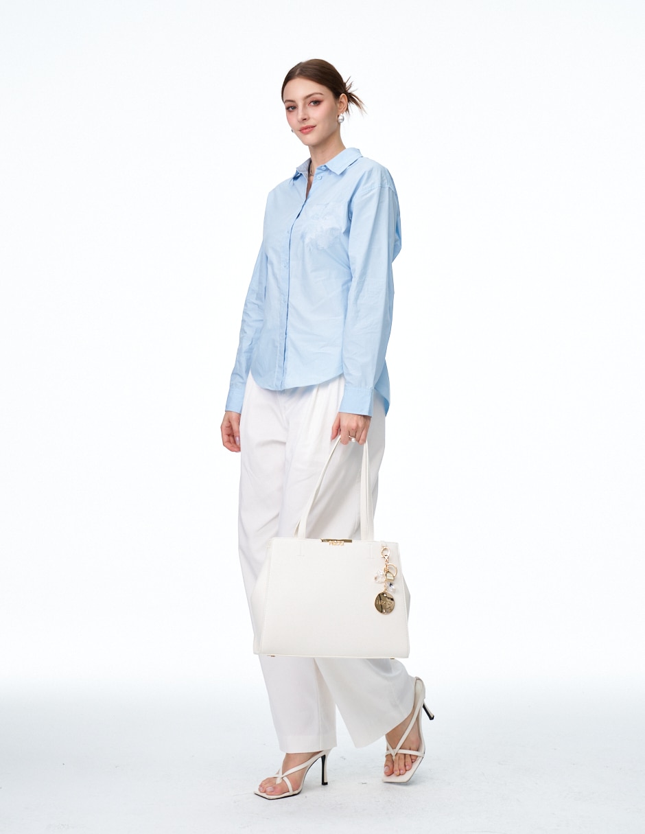 Bolsa satchel Elena para mujer 8