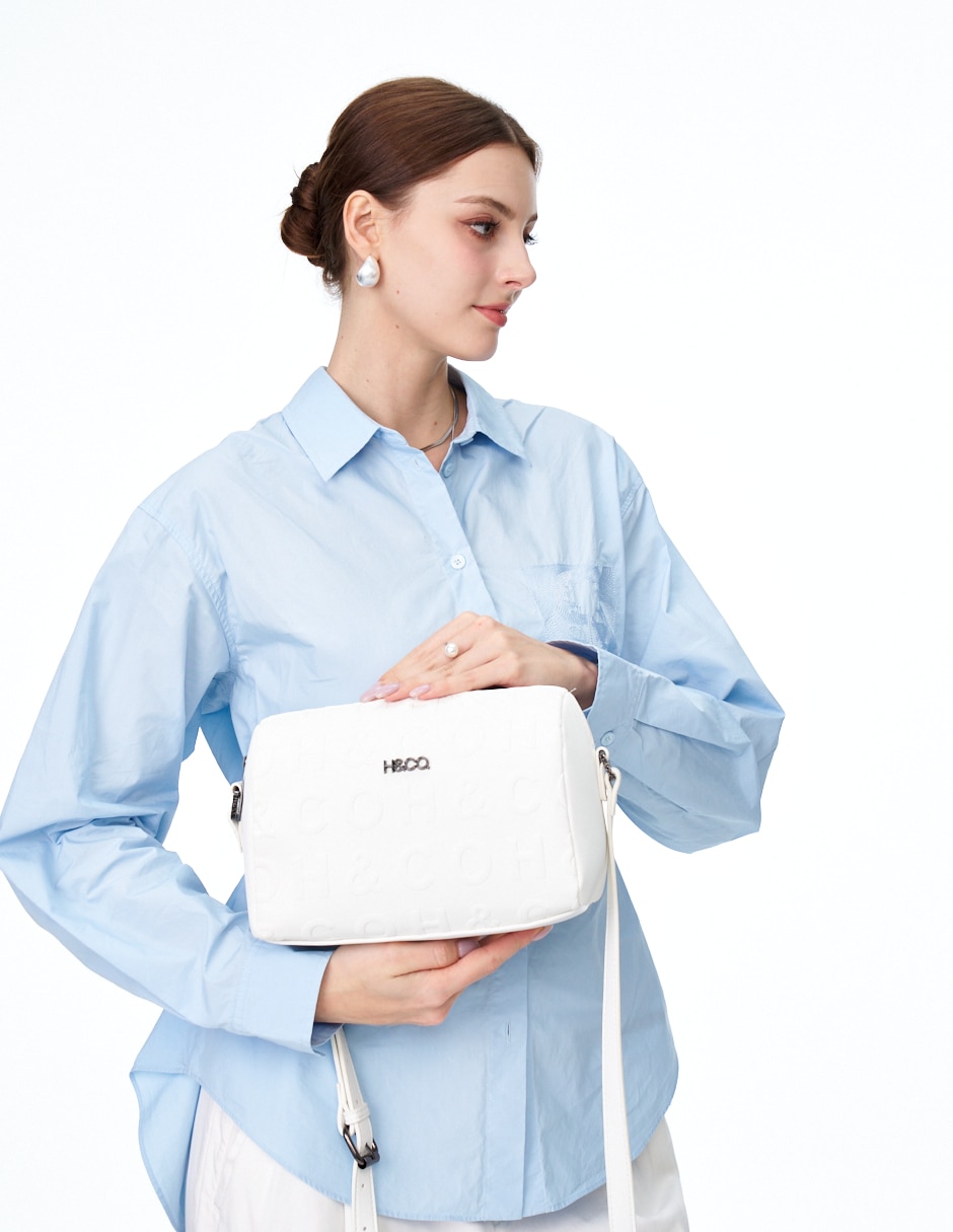 CROSSBODY H&CO, BLANCO