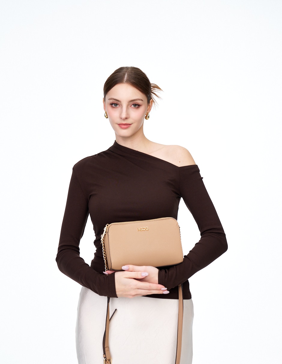 CROSSBODY H&CO, TAUPE