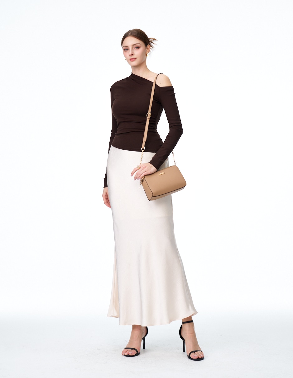 CROSSBODY H&CO, TAUPE