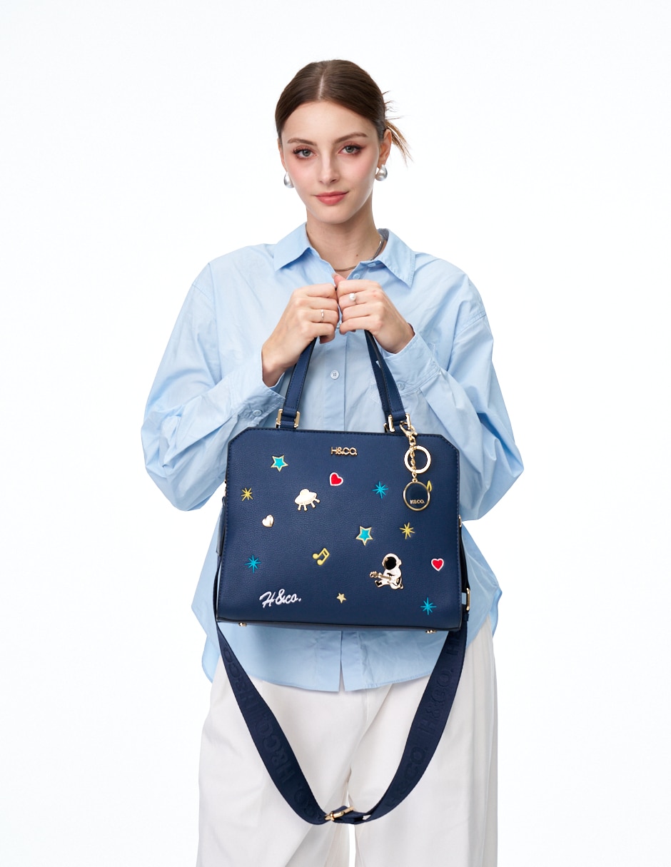 Bolsa satchel Marisha para mujer 7