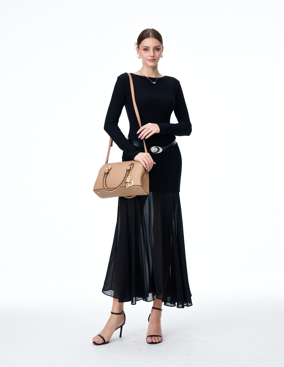 Bolsa satchel Nicola para mujer 8